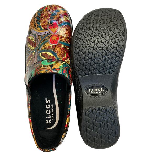 Klogs Jungle Boogie MISSION Leather Clog | Sz 6 | Multicolor | Excellent! - Picture 8 of 12